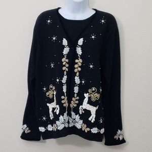 Victoria Jones Christmas sweater XL